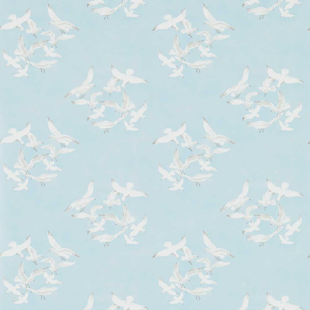 Sanderson - Tapete Seagulls-Tapeten-Sanderson-BLUE 214585-DVIN214585-Toju Interior