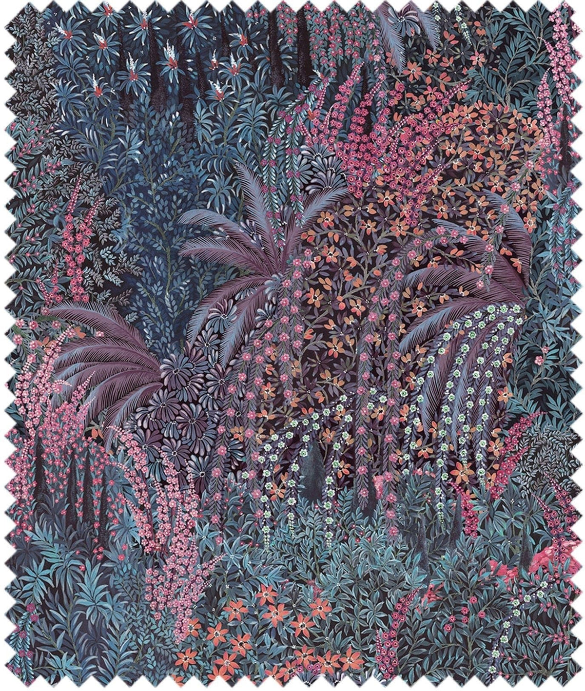 Cole & Son – Stoff Cascade Linen Union – F121/3014 – Violet