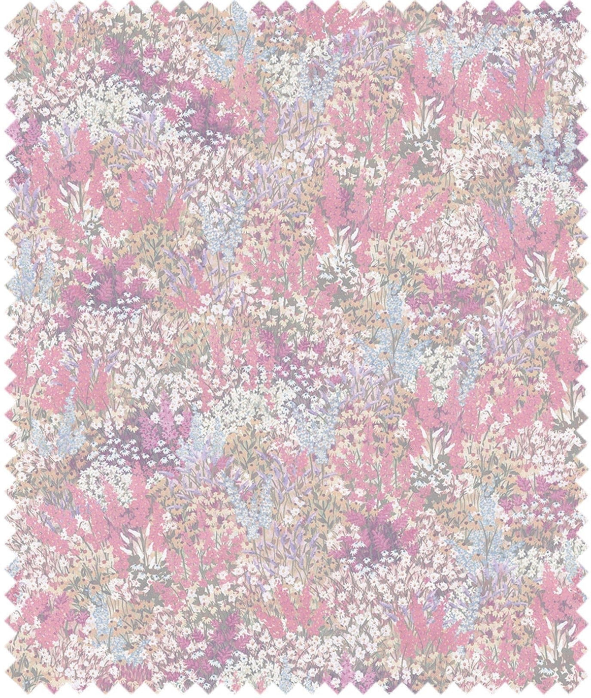Cole & Son – Stoff Petite Fleur Satin – F121/1006 – Cerise & Eau de Nil