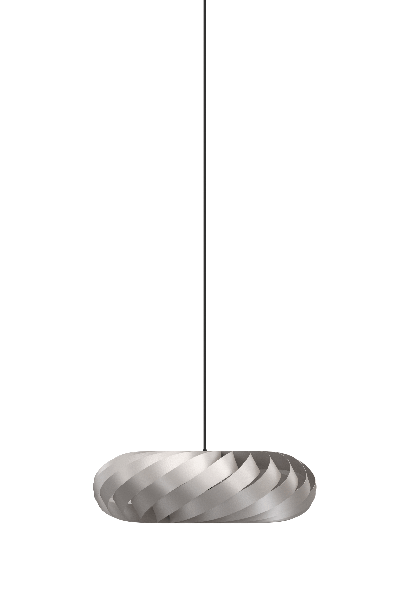 Tom Rossau- Pendelleuchte TR5-Pendelleuchte-Tom Rossau-Brushed Aluminium silver-40x18-Toju-Interior