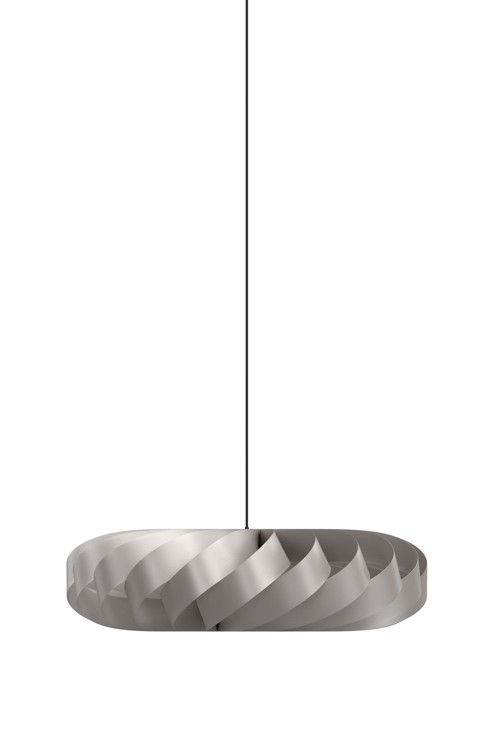 Tom Rossau- Pendelleuchte TR5-Pendelleuchte-Tom Rossau-Brushed Aluminium silver-80x22-Toju-Interior