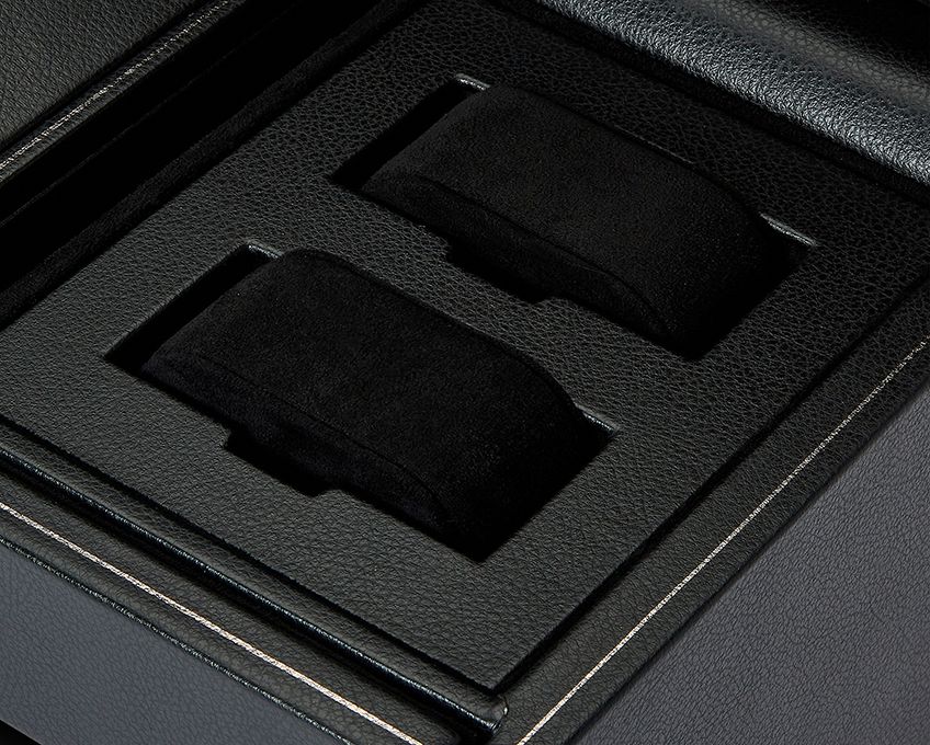 Wolf - Uhrenbeweger - British racing black triple Watch Winder-Uhrenbeweger-Wolf 1834-TOJU Interior
