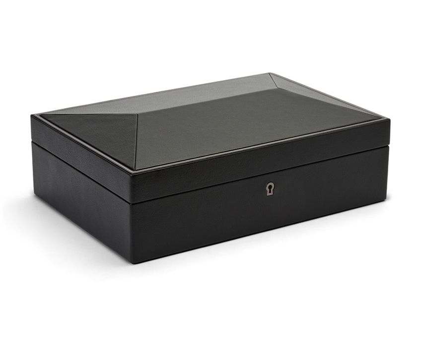 Wolf - Uhrenbox British Racing für 10 Uhren black-Uhrenbox-Wolf 1834-TOJU Interior