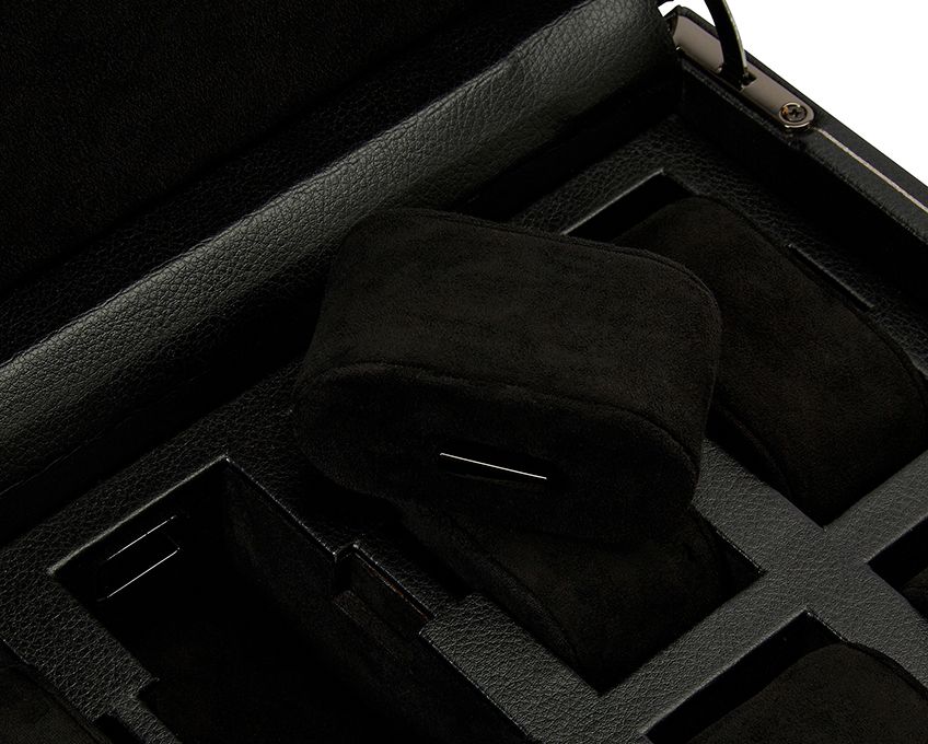Wolf - Uhrenbox British Racing für 8 Uhren black-Uhrenbox-Wolf 1834-TOJU Interior