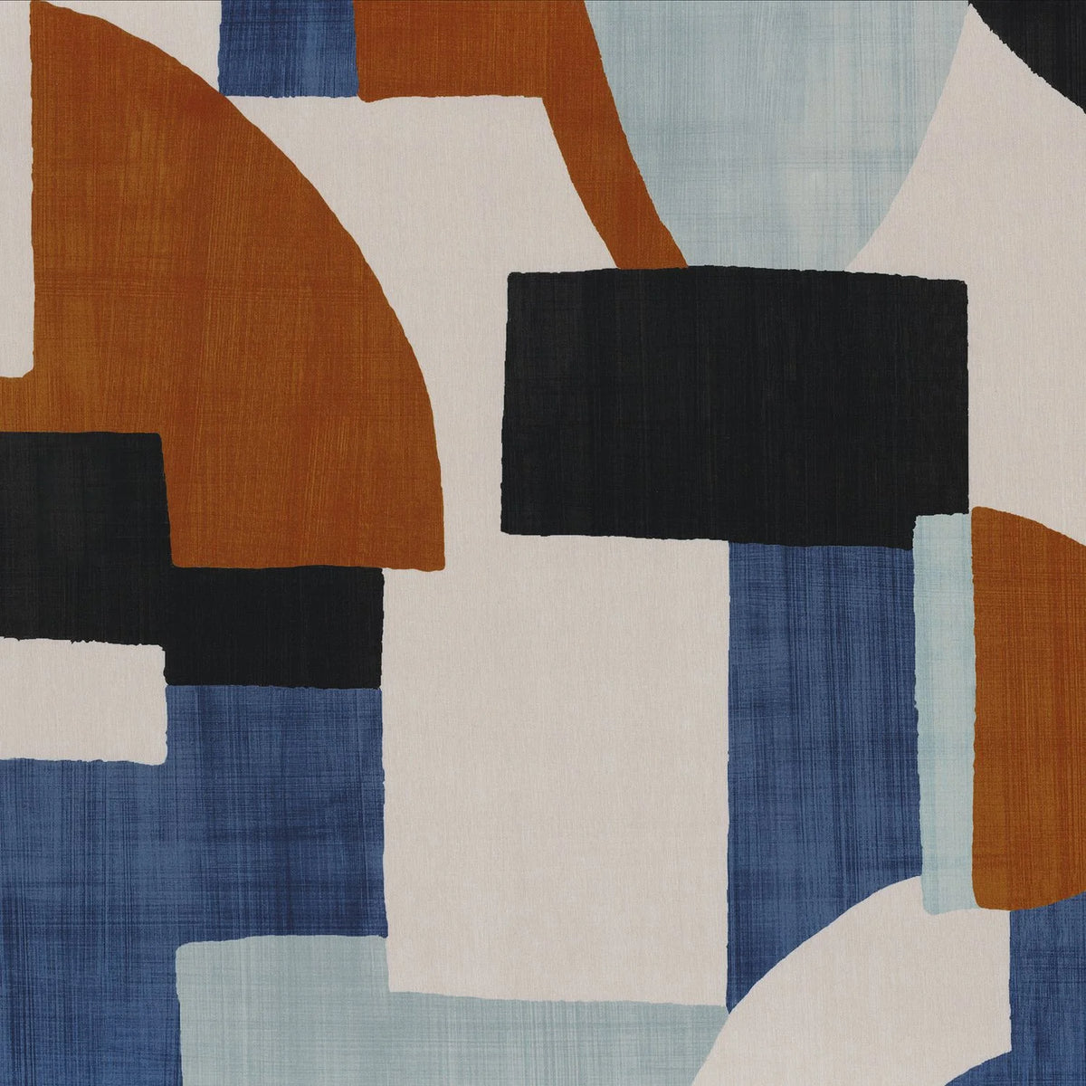 Casamance Trompe L'oeil – Marine / Fauve – 32820420