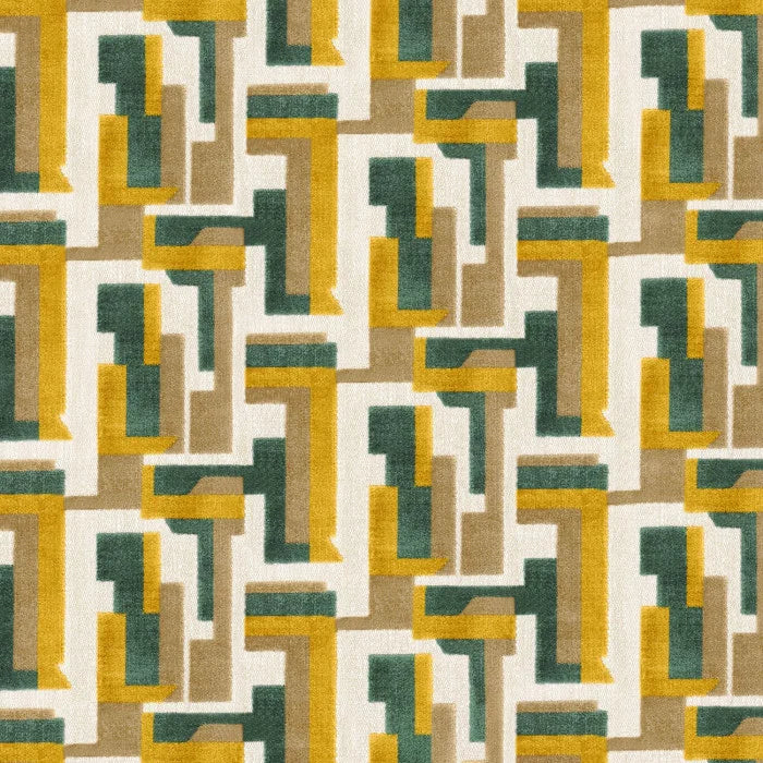 Casamance Bebop – Moutarde / Emeraude – 48560436