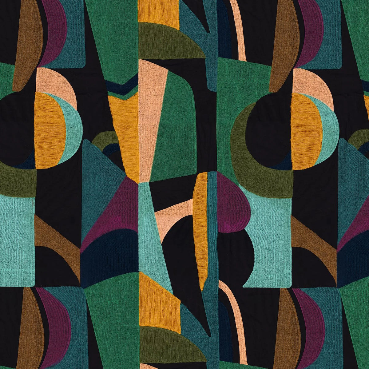 Casamance Fascination – Pourpre / Pétrole – 50040322
