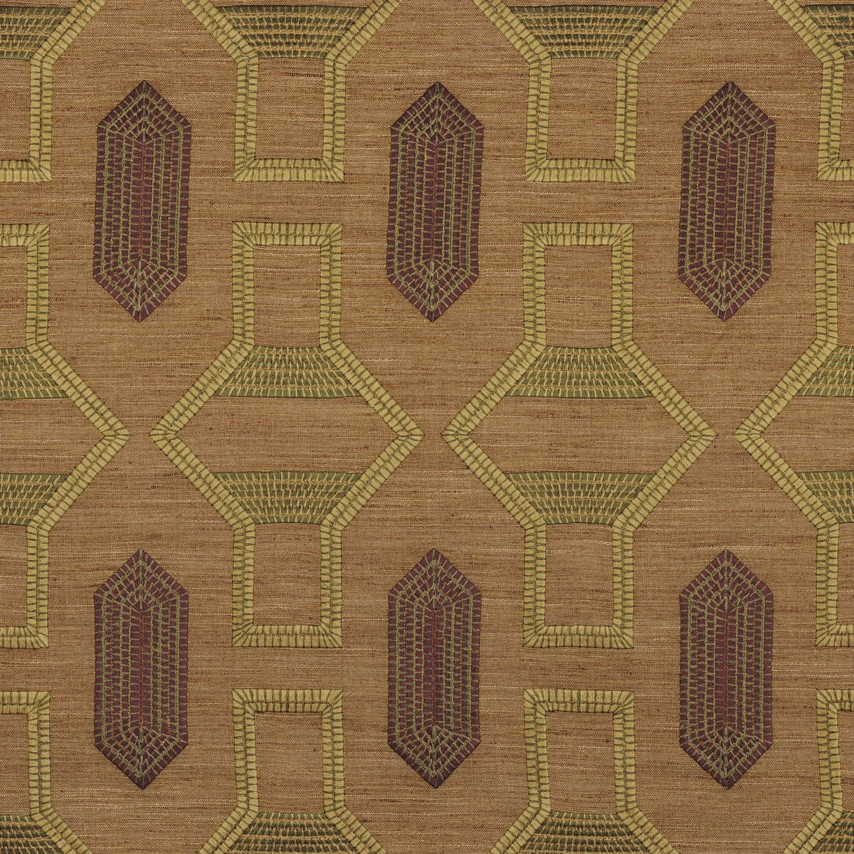 Casamance Tali – Kaki / Lie De Vin – 83440320