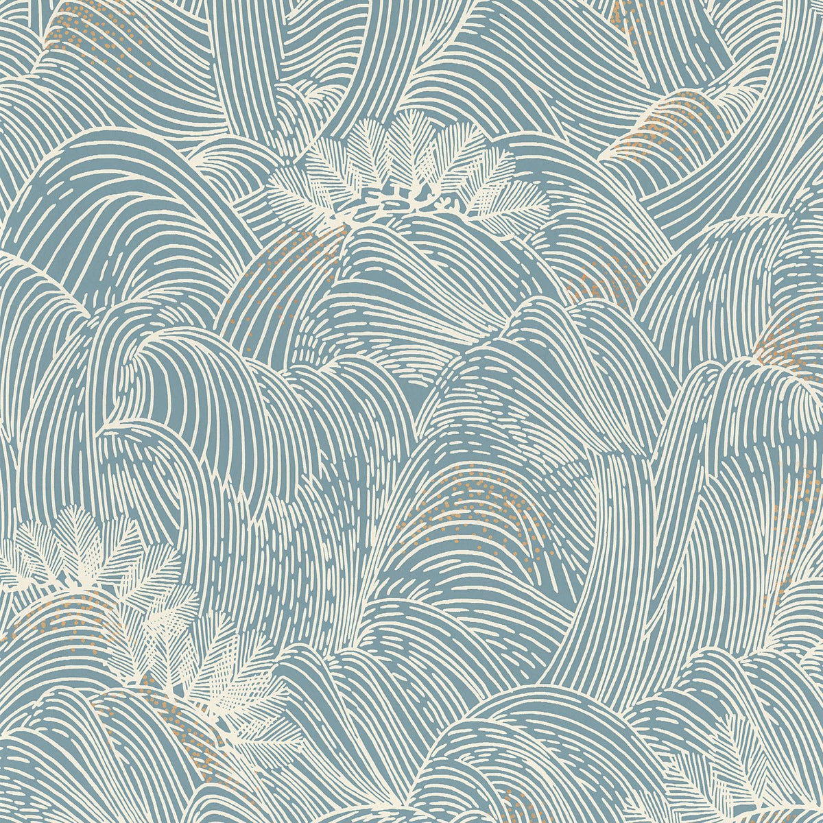 Casamance Marée Haute Tapete Bleu Persan – 75902242