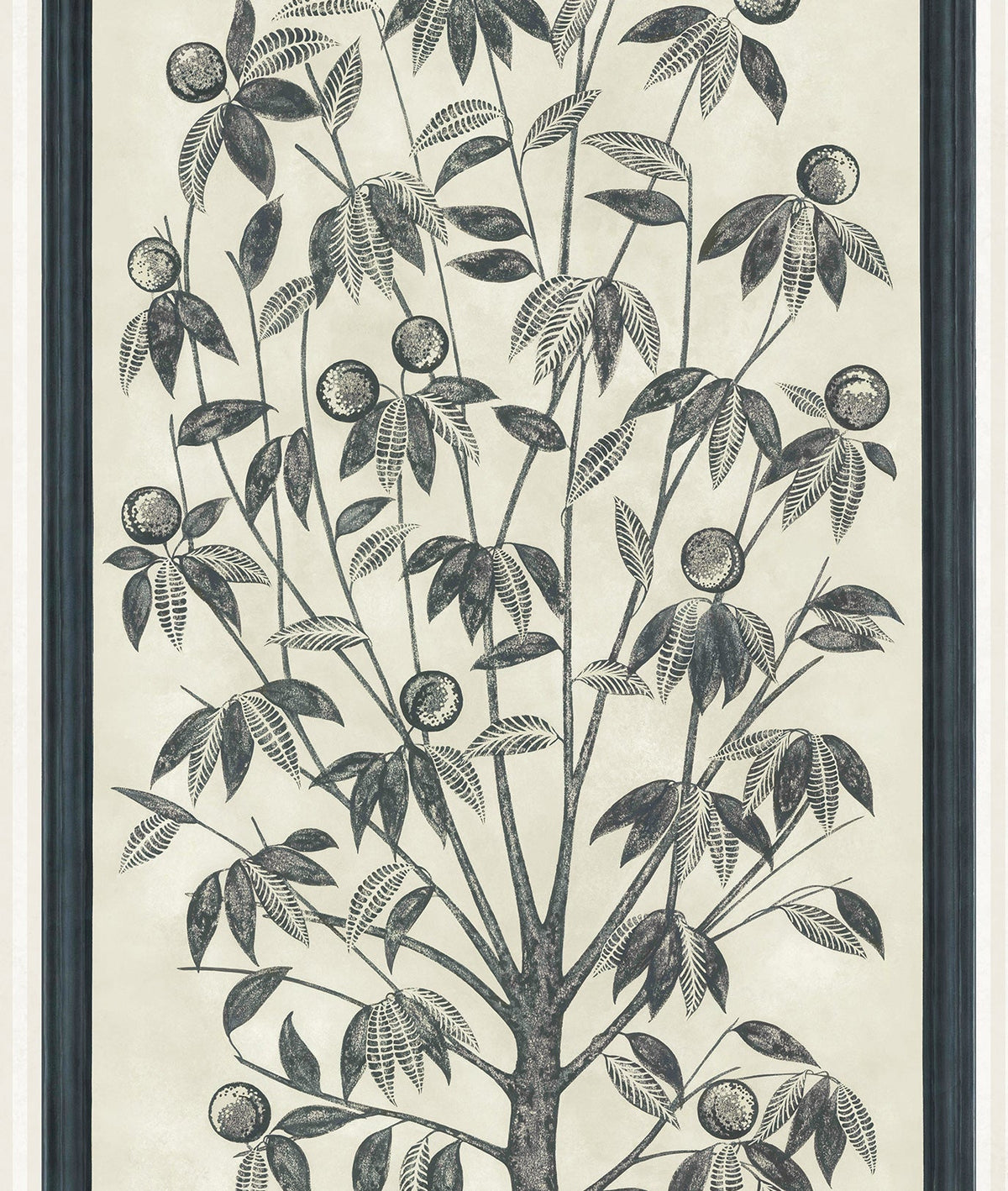 Cole & Son Trees of Eden LIFE – Charcoal & Parchment (113/14043), Musteransicht
