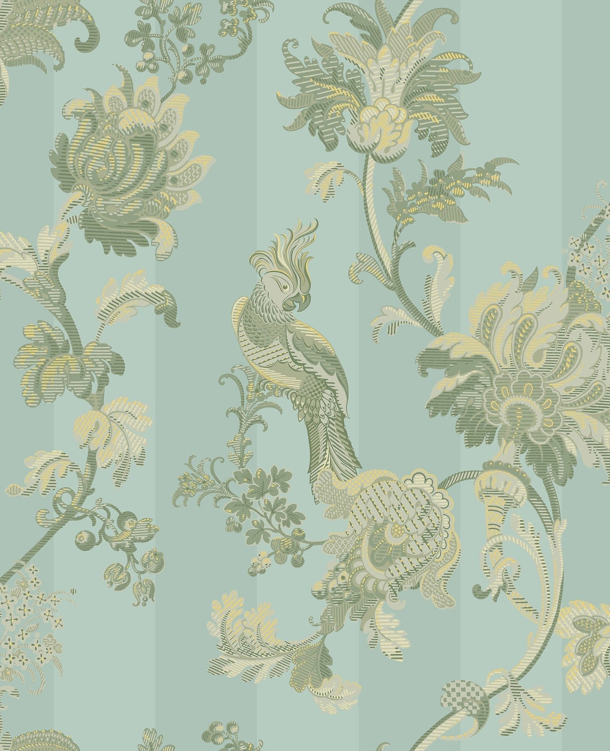 Cole & Son Zerzura – Duck Egg & Sage (113/8020), Musteransicht