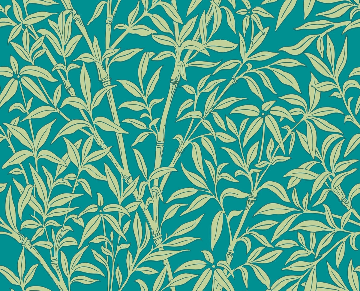 Cole & Son Bamboo Forest Pistachio on Petrol 127/1003 – Muster