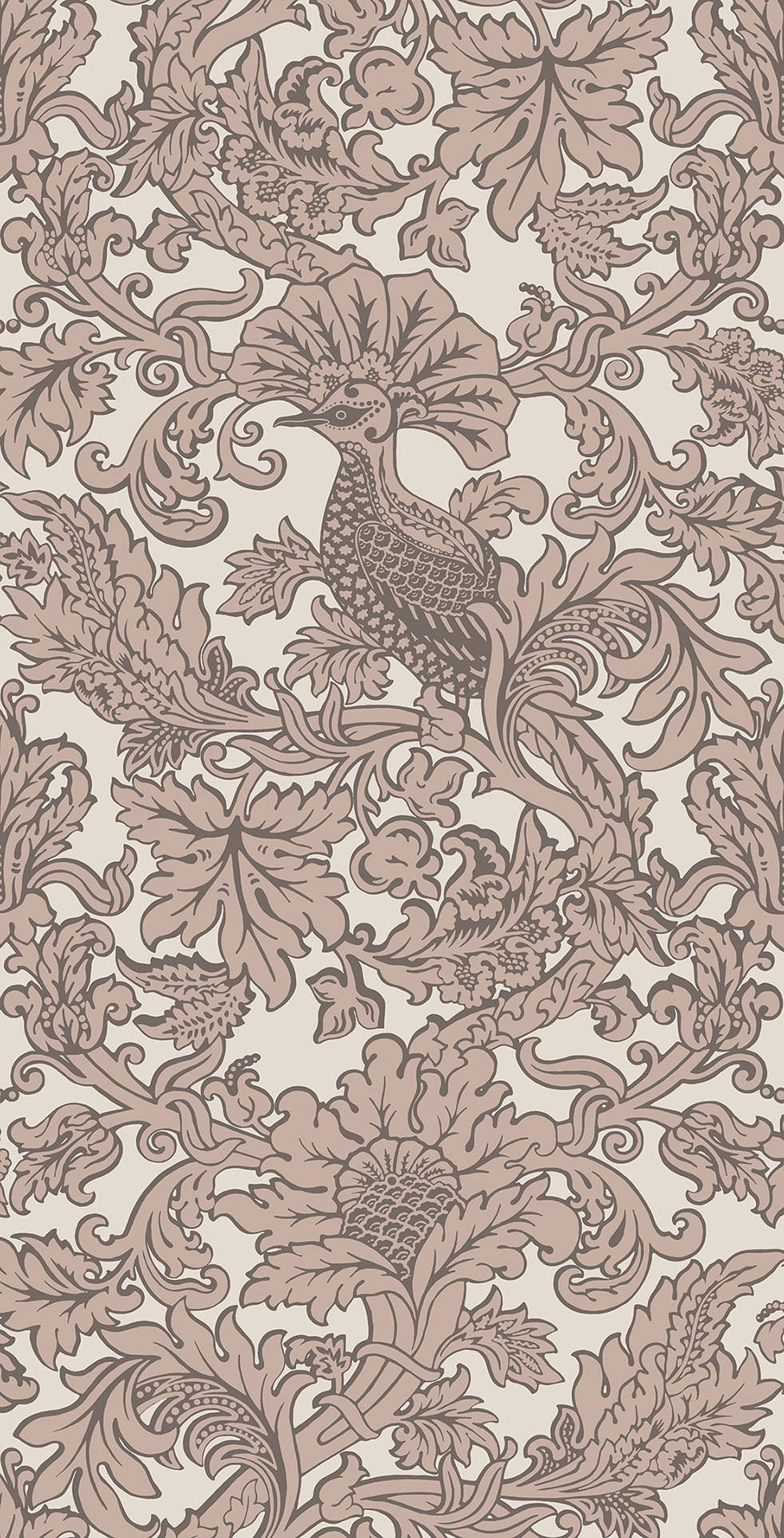 Cole & Son Balabina Tapete, Metallic Gilver on Linen (108/1003)