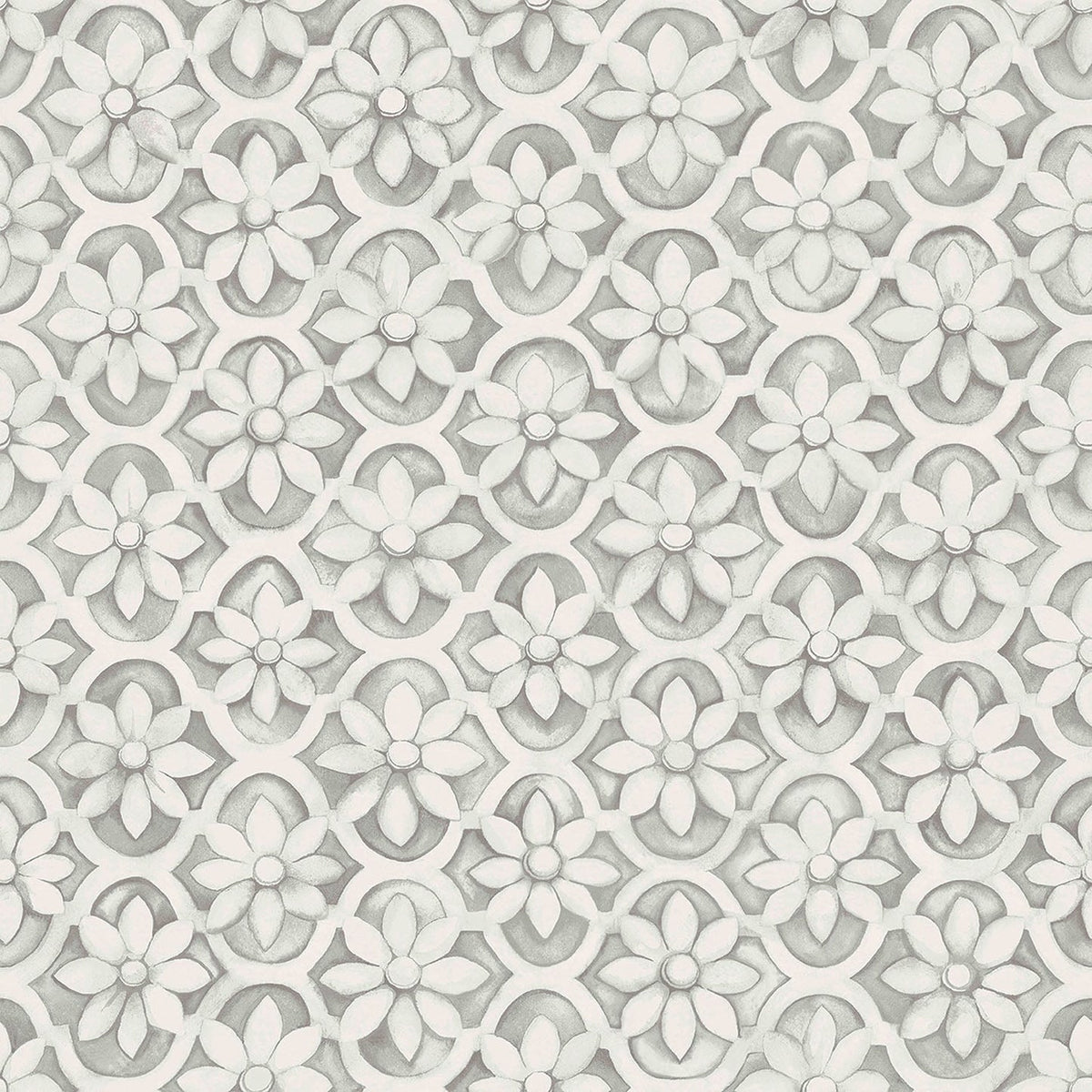 Cole & Son Jali Trellis Tapete Soot & Snow (113/5013)