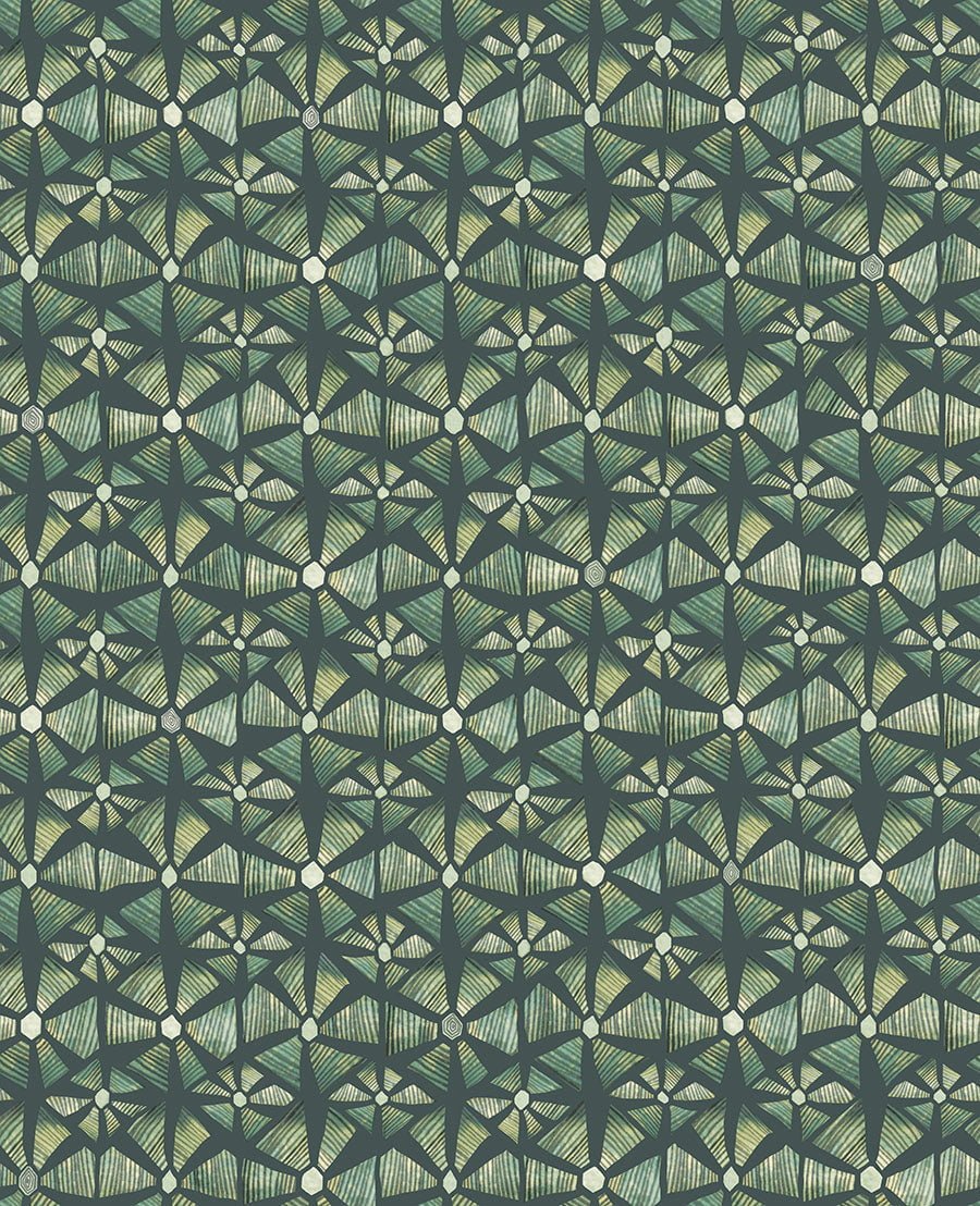 Cole & Son Kalahari, Forest Green & Racing Green, 119/6030