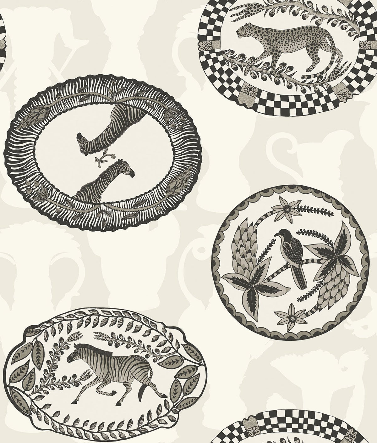 Cole & Son Matrinah, Soot on Snow, 109/4019