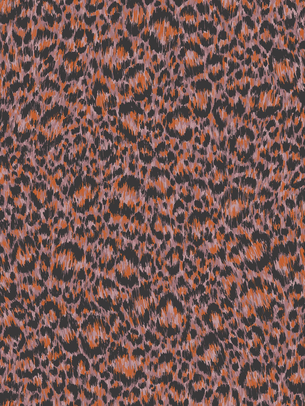 Cole & Son Hand-Painted Leopard – Rose & Tangerine (130/4010)