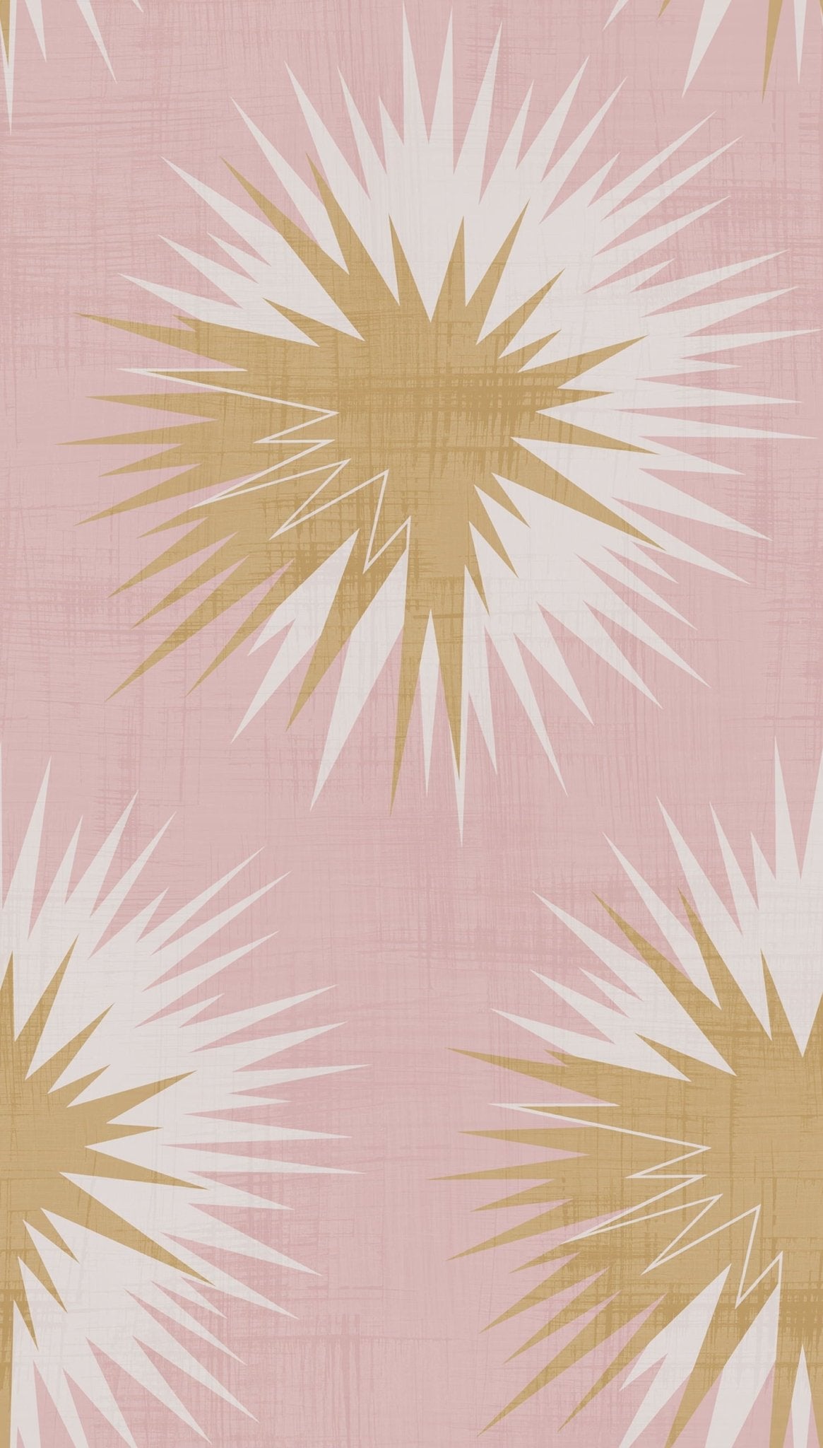 Cole & Son Soft Thistle – Rose Quartz & Gold (130/7022)