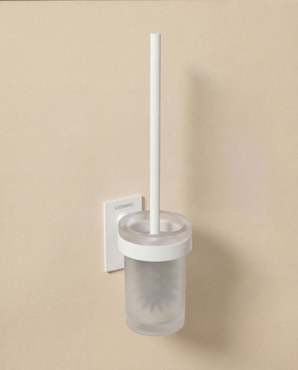 Cosmic Stick Wand-Toilettenbürstenhalter – Weiss matt · WJB276A0001065