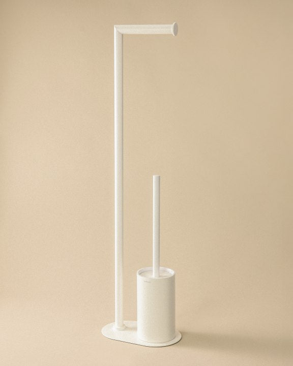 Cosmic Architect S+ Stand-Toilettenbürstenhalter mit Rollenhalter – Weiss matt · WJC235A0097065