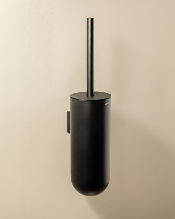 Cosmic Geyser Wand-Toilettenbürstenhalter – Schwarz matt · WJC277A0001036