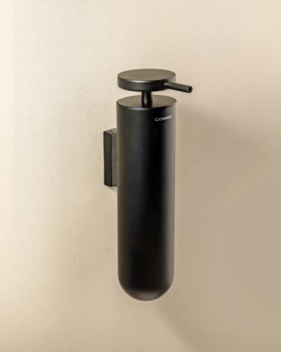 Cosmic Geyser Wand-Seifenspender – Schwarz matt · WJC277A0005036