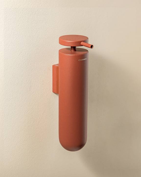 Cosmic Geyser Wand-Seifenspender – Terracotta · WJC277A0005088