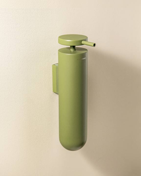 Cosmic Geyser Wand-Seifenspender – Olive green · WJC277A0005089