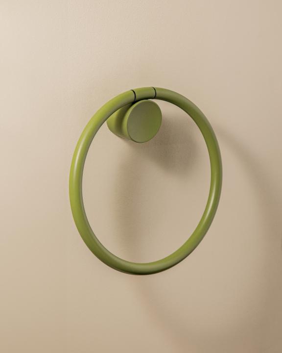 Cosmic Geyser Handtuchring – Olive green · WJC277A0071089