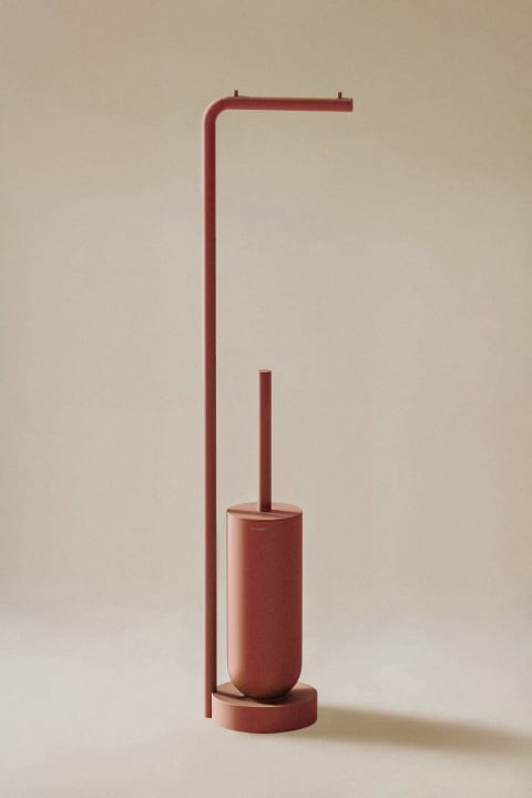 Cosmic Geyser Stand-Toilettenbürstenhalter mit Rollenhalter – Terracotta · WJC277A0097088