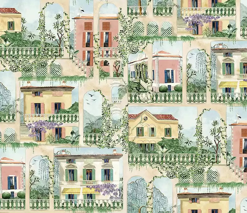 Osborne & Little Villa Como – Stoff – F7773-01
