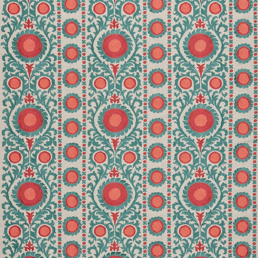 Osborne & Little Samrina – Stoff – F7895-01 – Coral