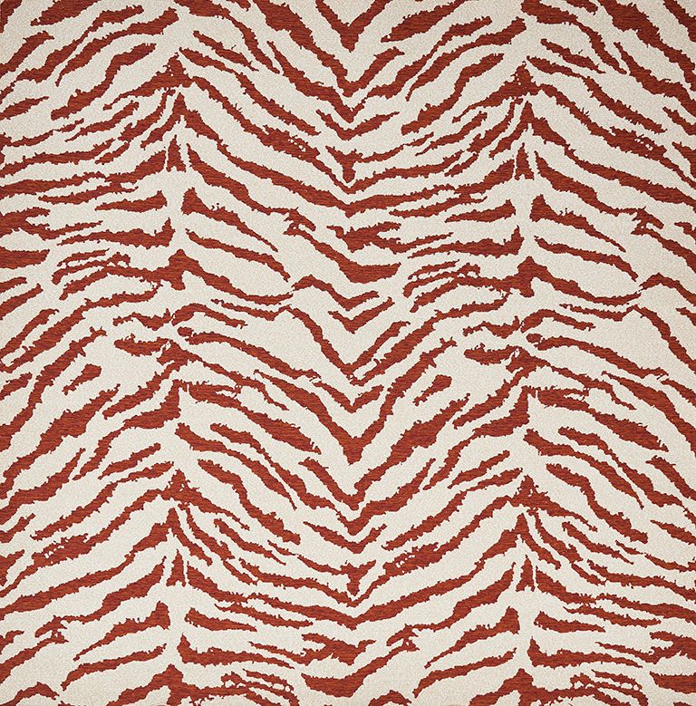 Osborne & Little Savannah – Stoff – F8103-01 – Terracotta / Linen