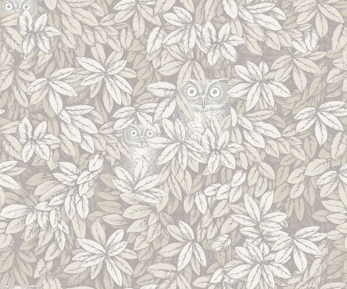 Cole & Son Fornasetti Foglie e Civette White – Tapete