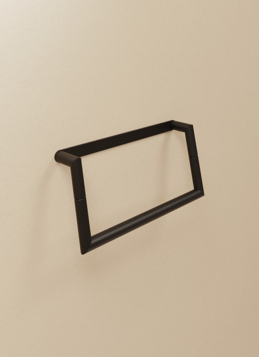 Cosmic Micra Handtuchring – Schwarz matt