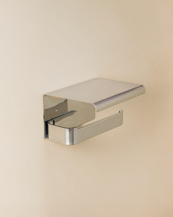 Cosmic Line Rollenhalter mit Deckel – Chrom