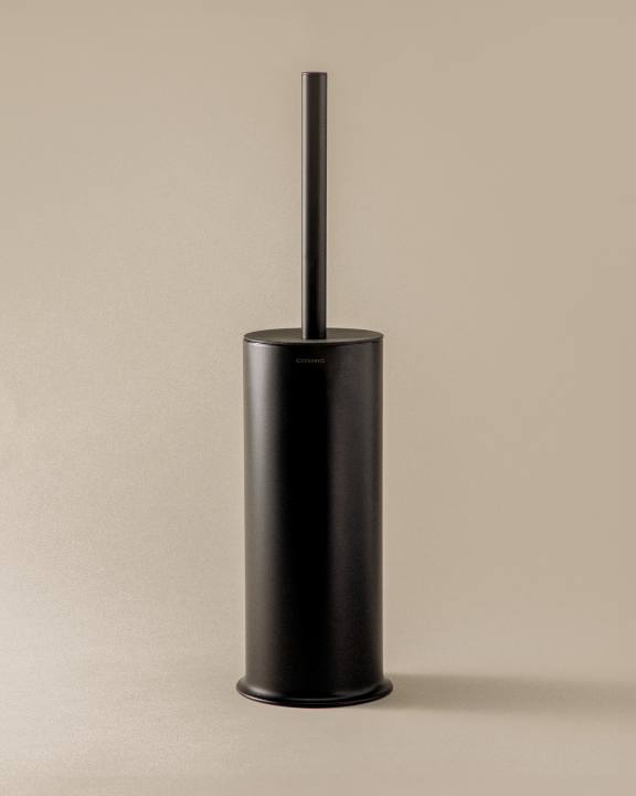Cosmic Geyser Stand-Toilettenbürstenhalter – Schwarz matt