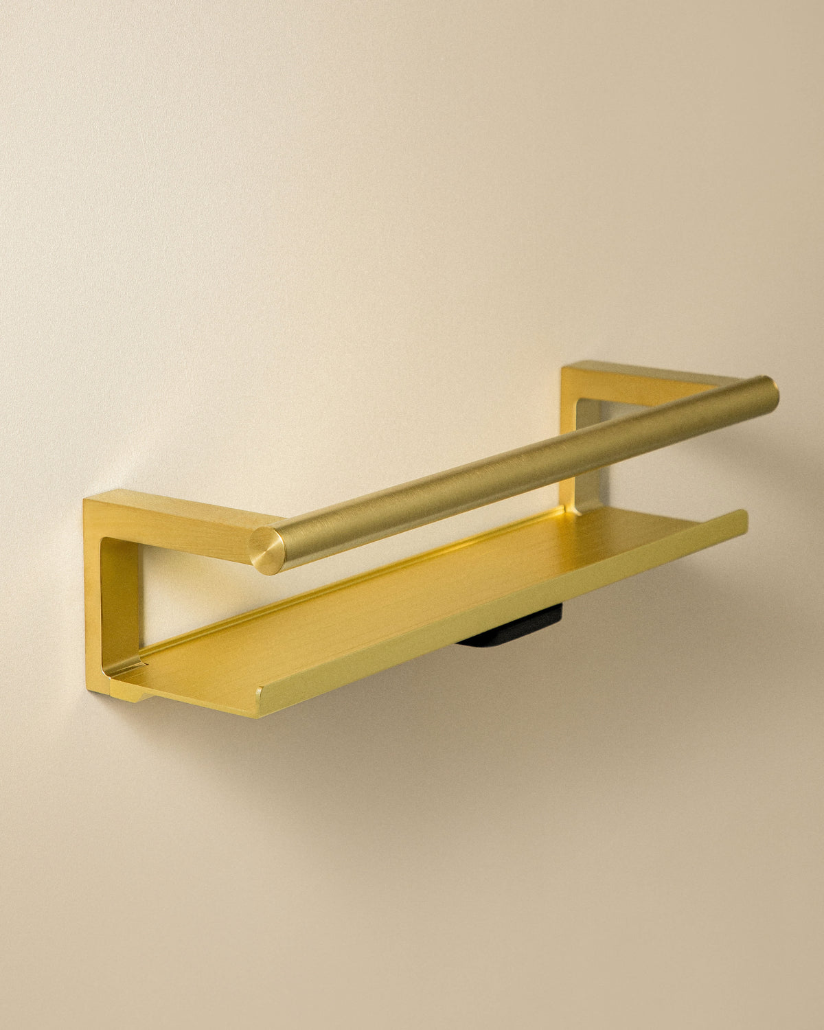 Cosmic Architect S+ Seifenkorb mit Glasabzieher – Gebürstetes Gold PVD