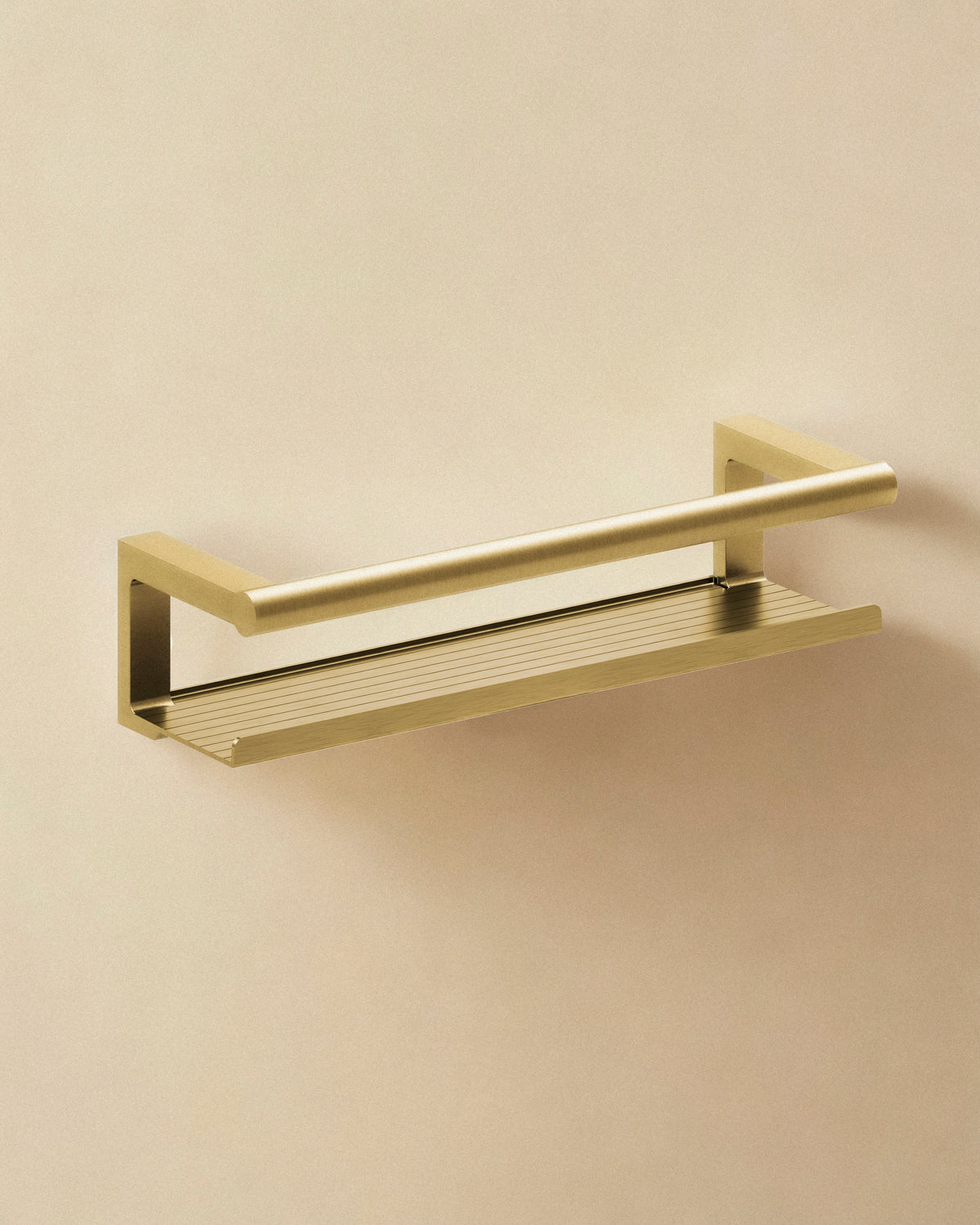 Cosmic Architect S+ Seifenschale – Gebürstetes Gold PVD