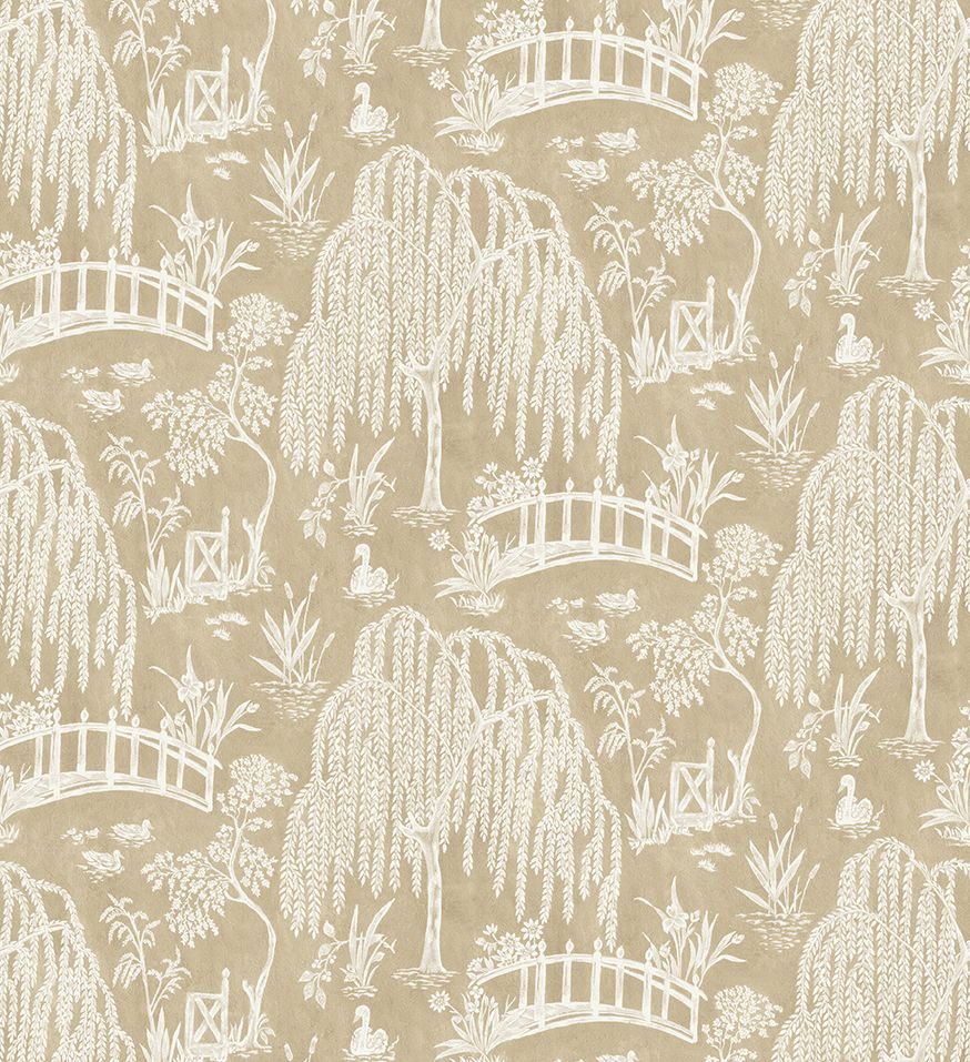 Nina Campbell Les Saules – Stoff – NCF4587-01 – Beige