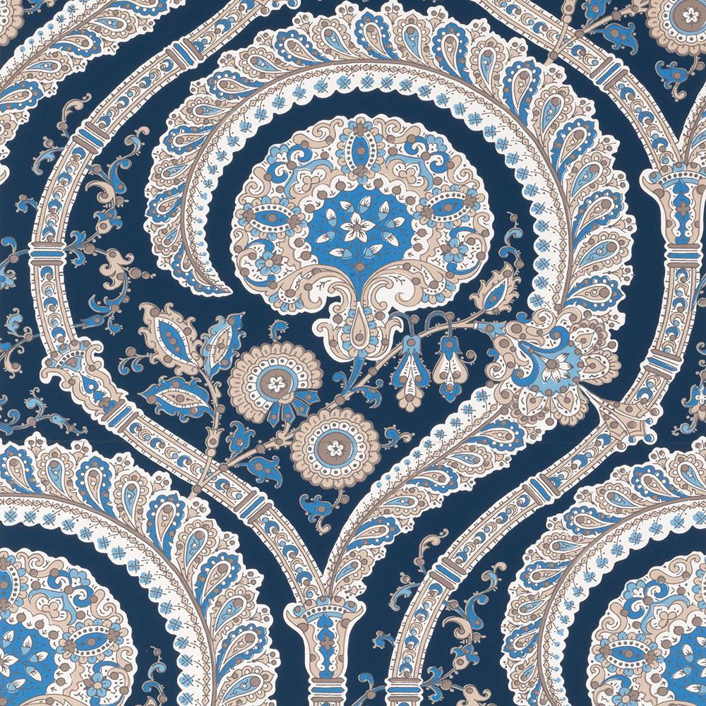Nina Campbell Les Indiennes Les Indiennes Blue NCW4350-05