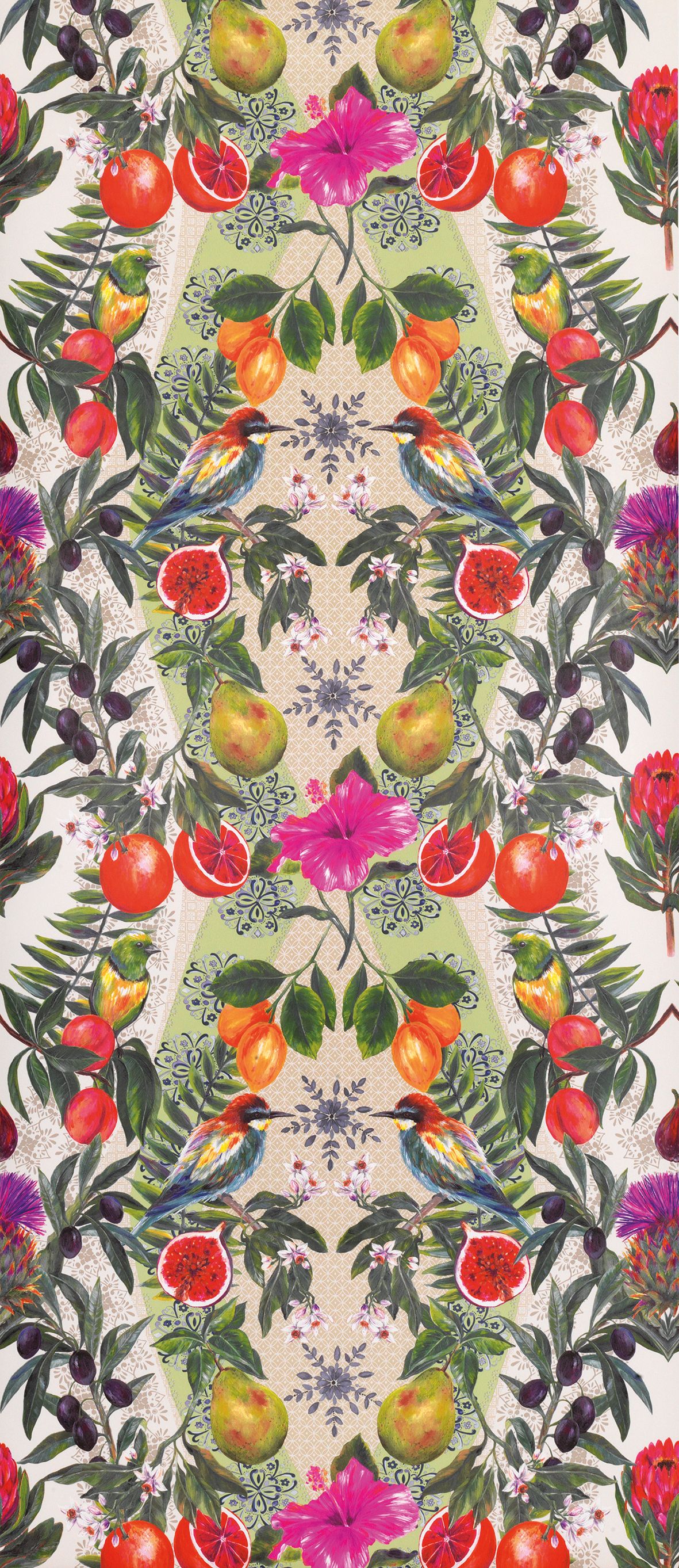 Osborne & Little Talavera Tapete, Farbvariante W7263-02