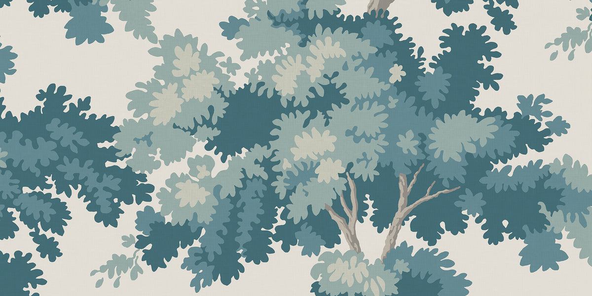 Sandberg Raphael Mural Teal S10176 – Tapetenmuster