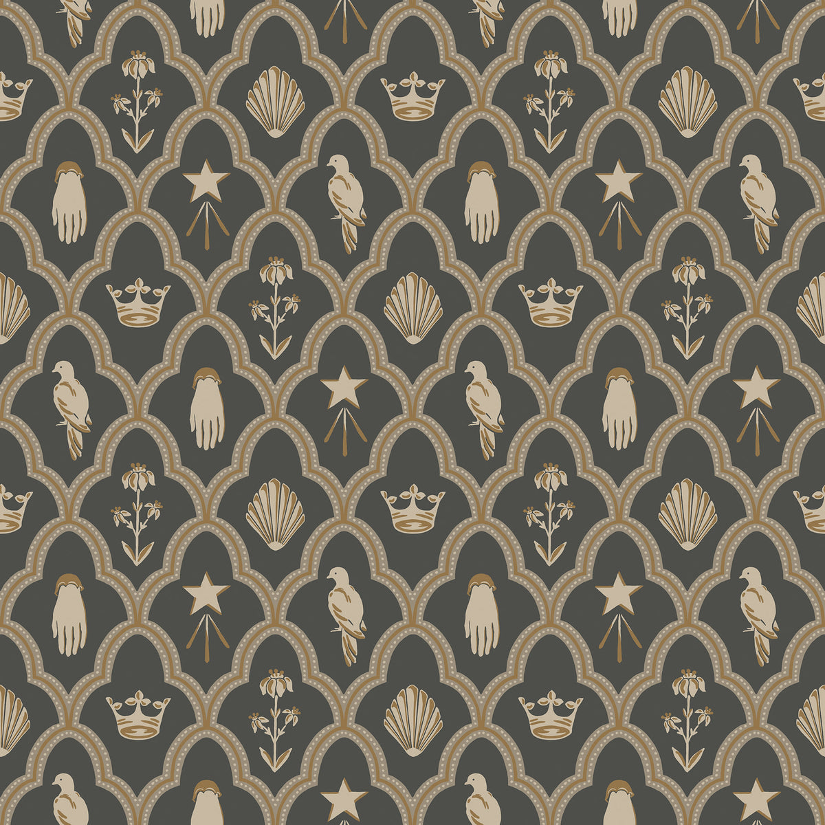 Sandberg Turtledove Barn Charcoal S10270 – Tapetenmuster