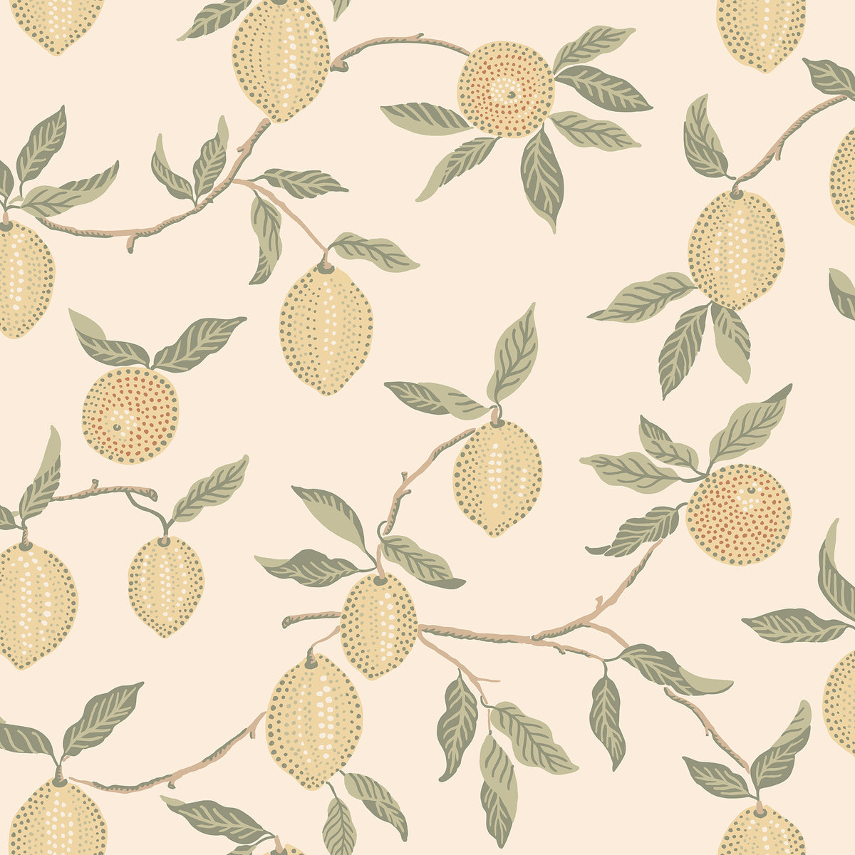 Sandberg Limone Yellow S10666 – Tapetenmuster