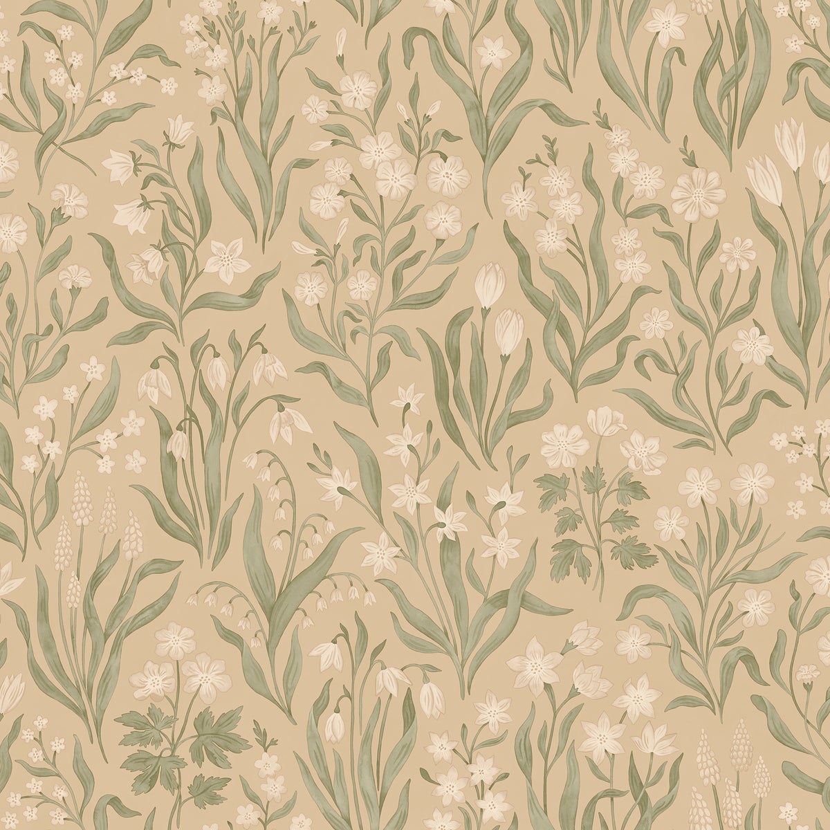 Sandberg Märta Beige S10781 – Tapetenmuster
