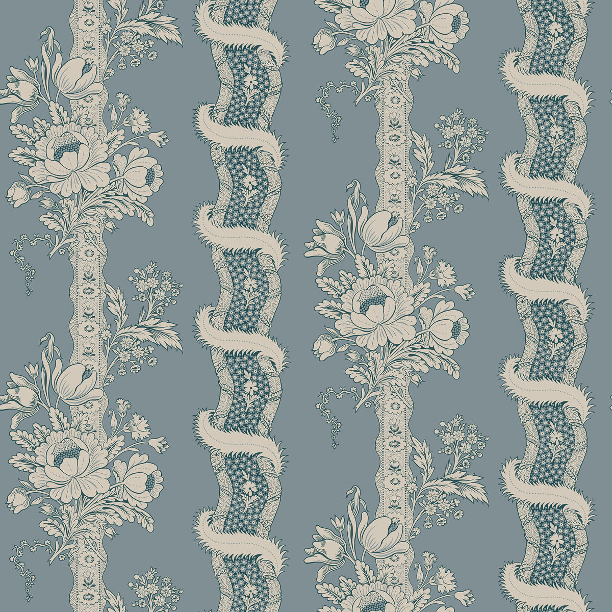 Sandberg Alexandra Misty Blue S10250 – Tapetenmuster