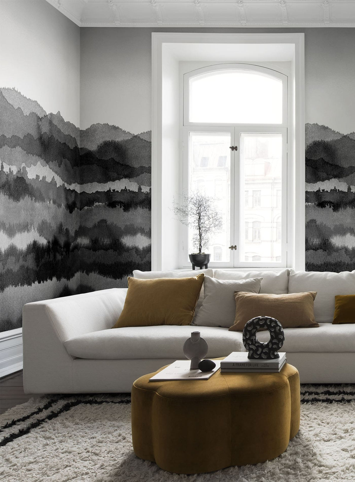 Sandberg Midnatt Dark Gray 637-14 – Raumansicht