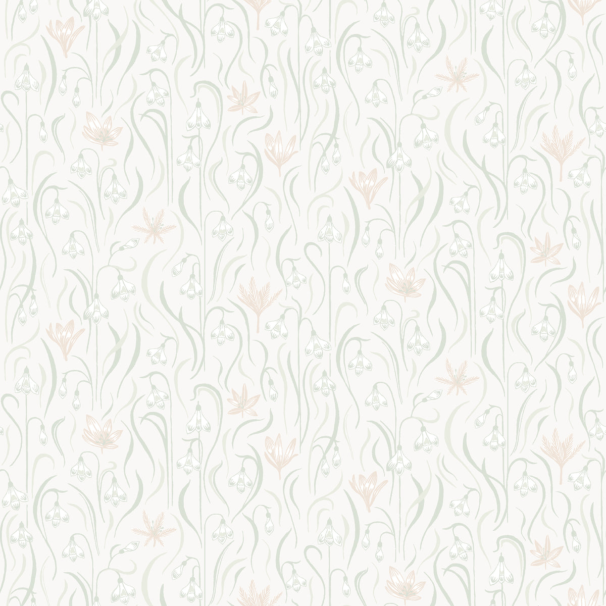 Sandberg Signe Spring Green S10157 – Tapetenmuster