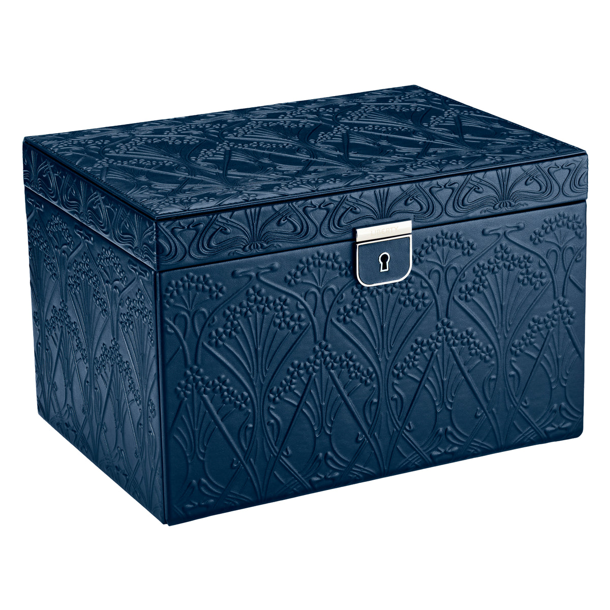 WOLF 1834 – Liberty x WOLF Schmuckbox, groß – Dunkelblau – Art. 381017 – Ansicht 2